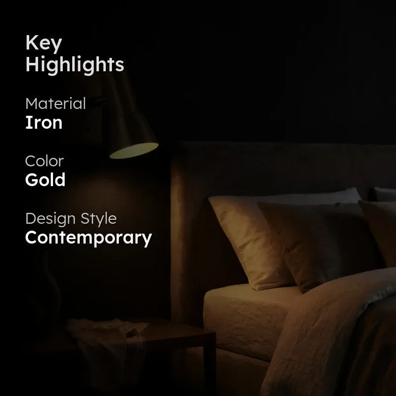 Luma Glow Iron Wall Lamp media 2