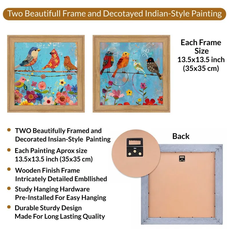 Birds Of Color Wall Art - Set Of Two media 7