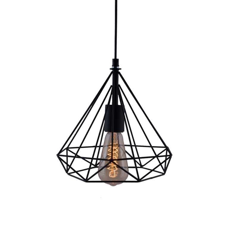 Diamond Mesh Metal Ceiling Lamp media 3
