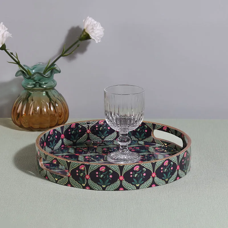 India Circus Anaya Round Serving Tray media 1