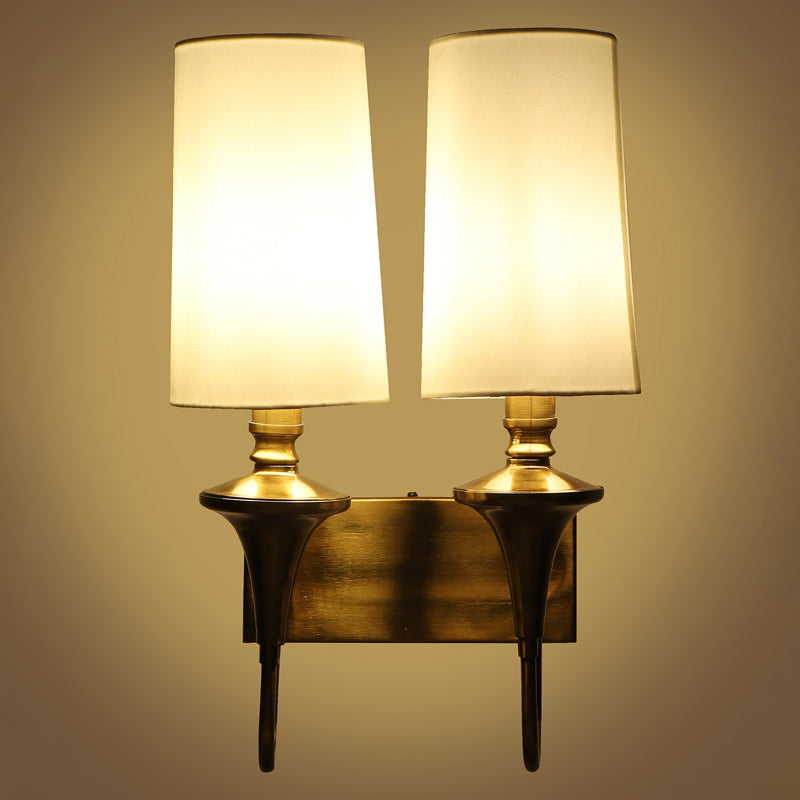 Linera Cotton Wall Lamp With Iron Base media 7