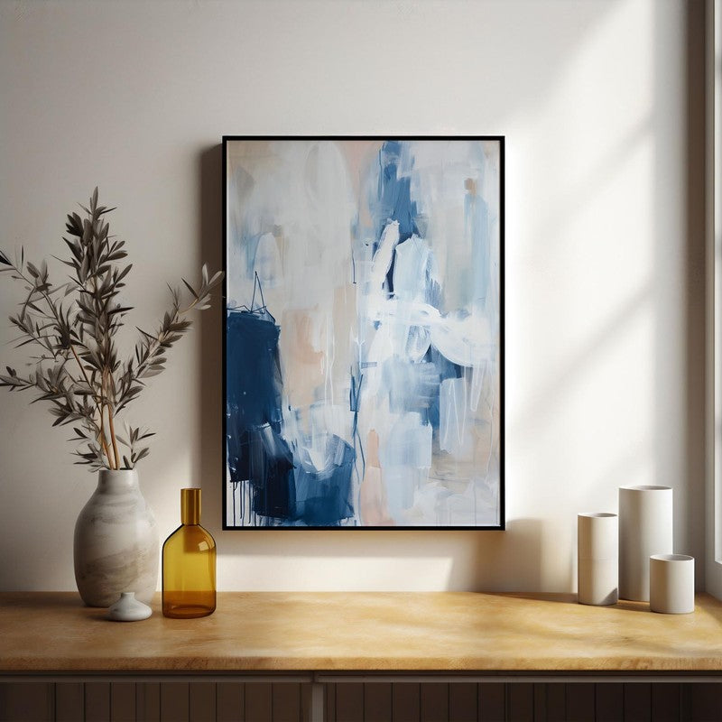 Meridian Flux Framed Canvas Wall Painting media 5