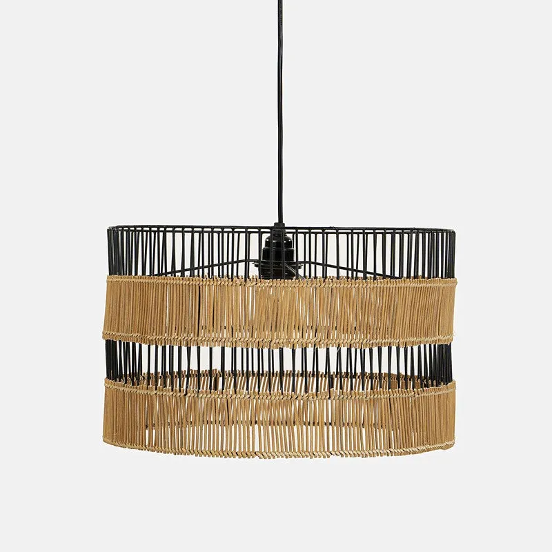Orange Tree Kyoto Drum Steel Ceiling Lamp media 3