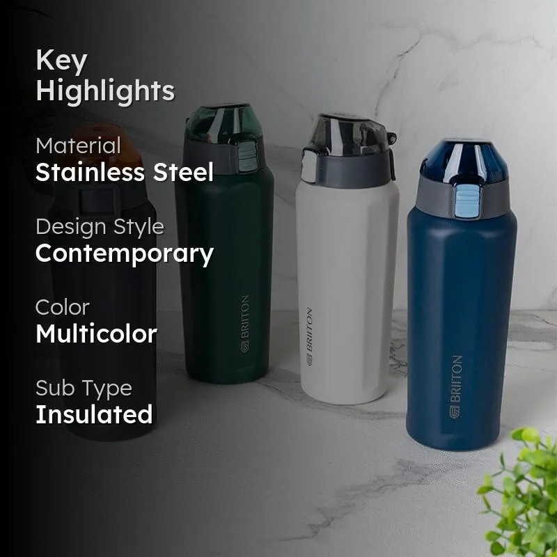 Hydra Hue Hot & Cold Thermos Water Bottle (650 mL Each) - Set Of Four media 2