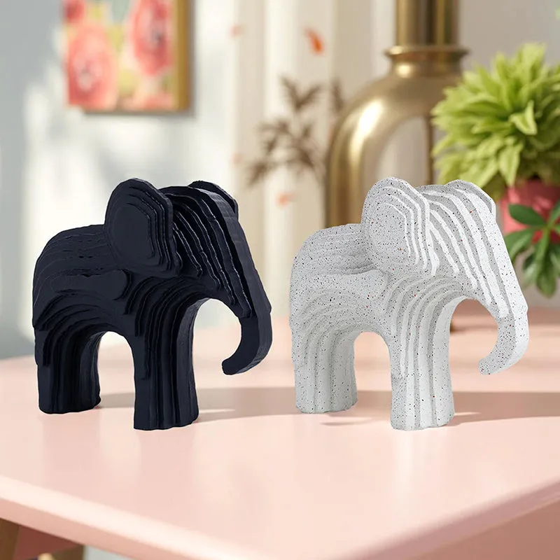 African Tuskers (Black, White) - Set Of Two media 3