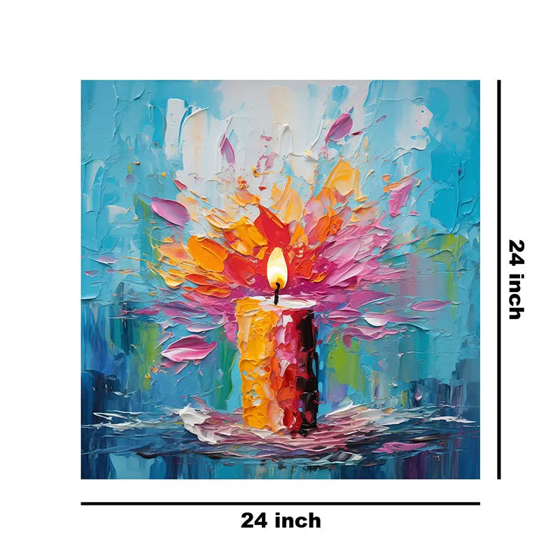 Candle Abstract Wall painting media 8