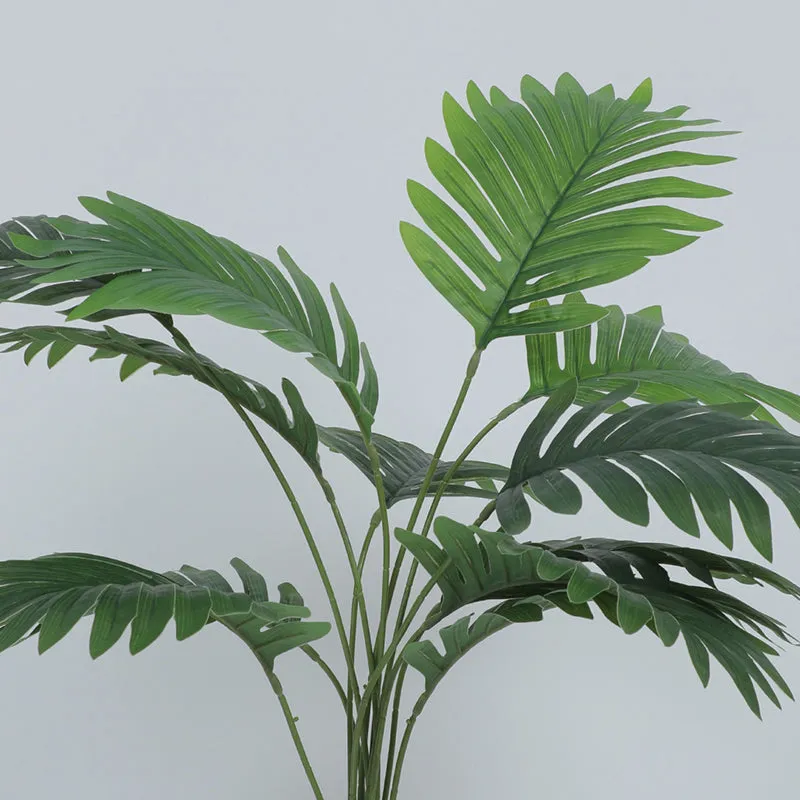 Verde Artificial Areca Palm With Black Plastic Pot - 1.8 Feet media 4