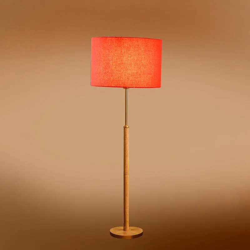 Twilight Wooden Floor Lamp - Orange media 6