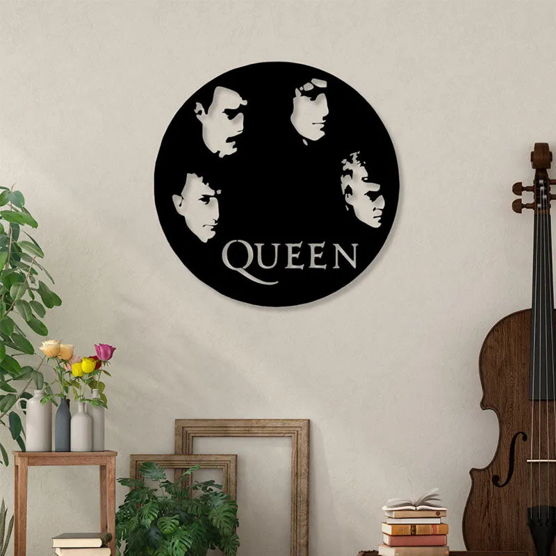 Queen Rock Black Iron Wall Accent media 1