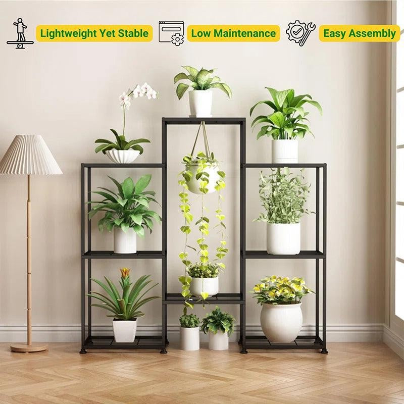 Timber Tier Metal Planter Stand media 7