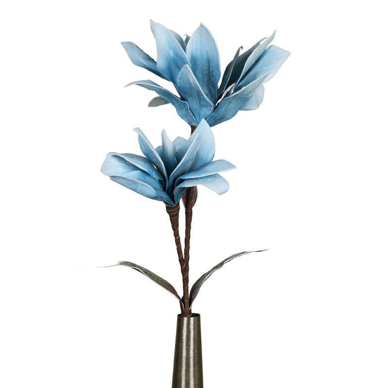 Artificial Velora Foam Flower Stick - Blue media 5