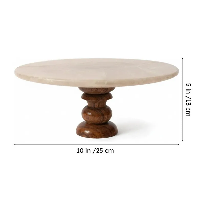 Eartha Rose Quartz Cake Stand media 6