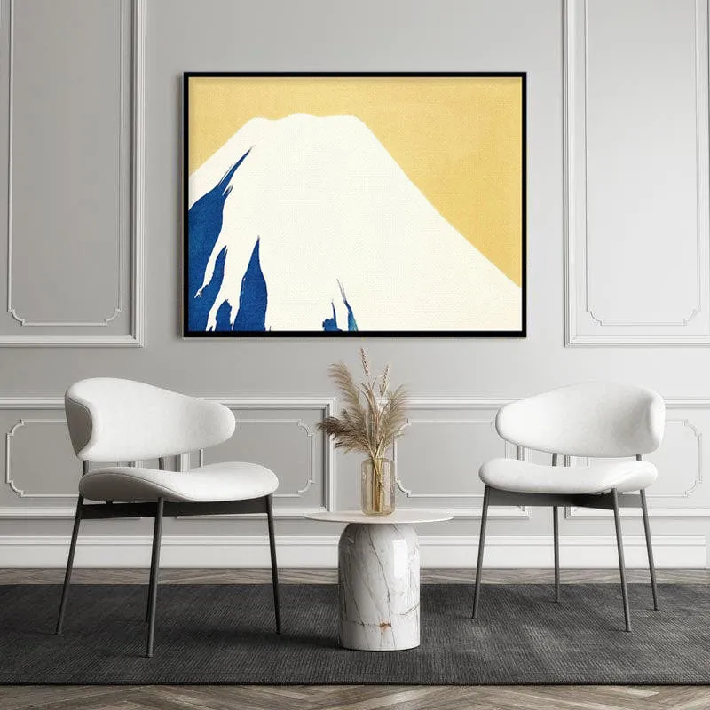 Mount Fuji From Momoyogusa Canvas Painting By Kamisaka Sekka - Black Frame media 4