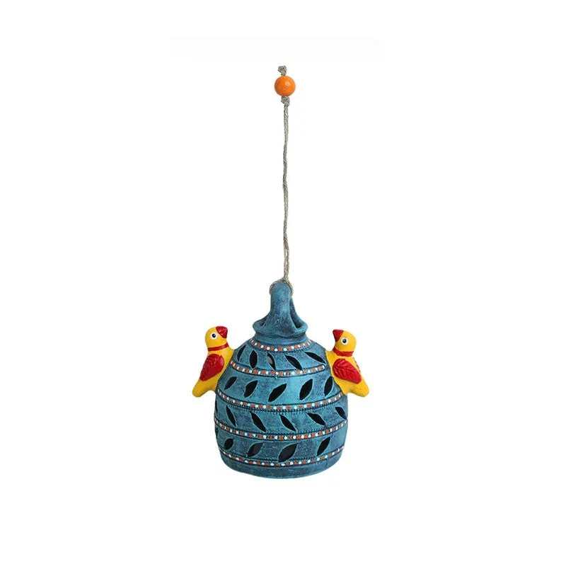 Chirp Mates Handmade Terracotta Garden Hanging media 3