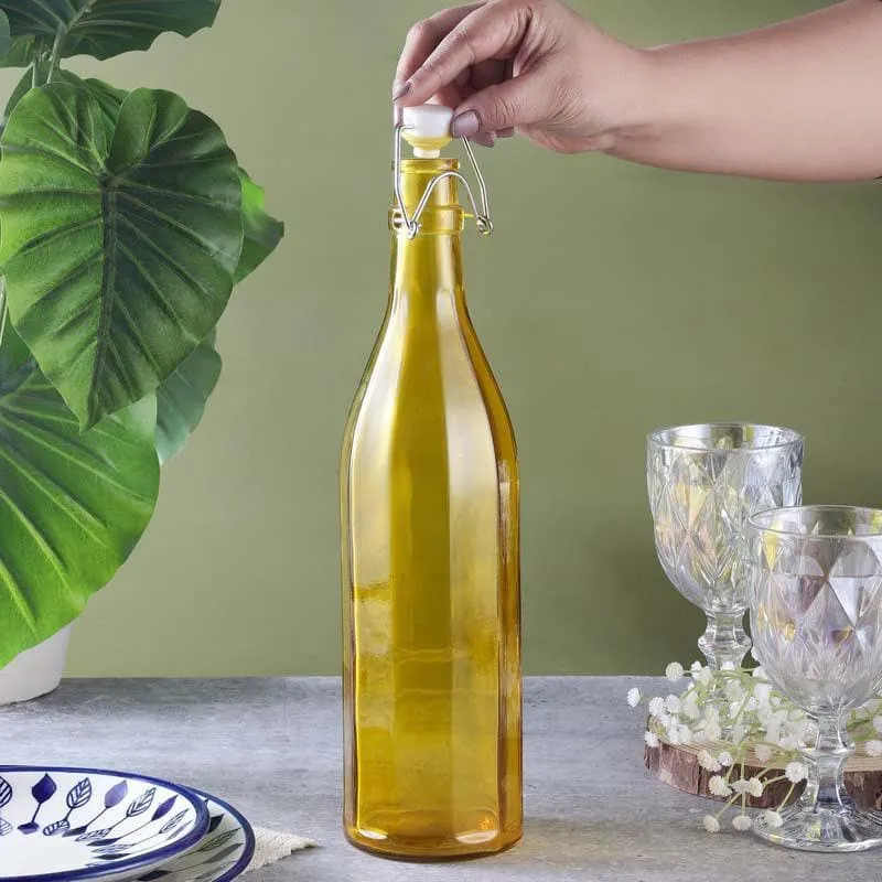 Vintage Fliptop Bottle - Yellow media 3