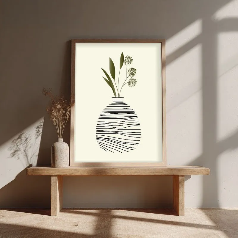 Woven Sanctuary Archival Canvas Wall Art - Natural Brown Frame media 3