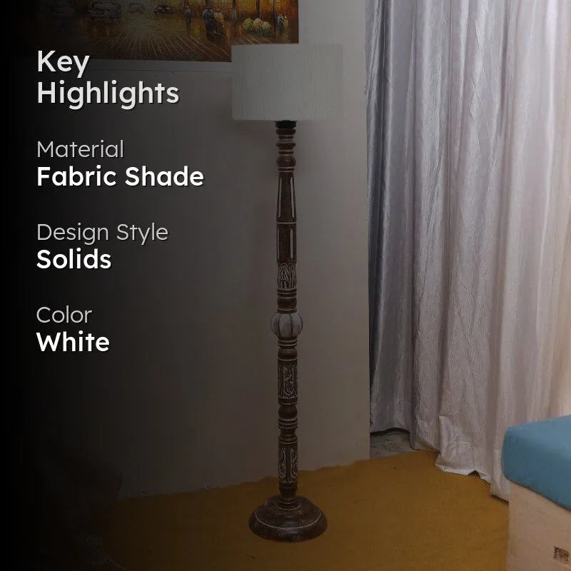 Colton Dona Floor Lamp - White media 2
