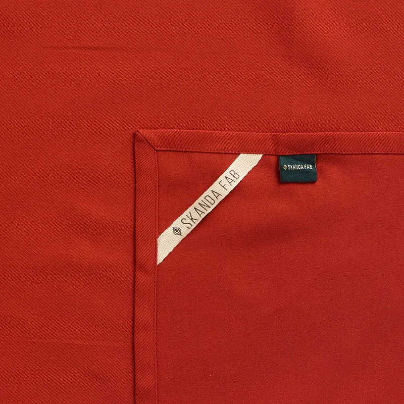 Sophistitch Solid Cotton Kitchen Towel (Terracotta Red) - Set Of Two media 4