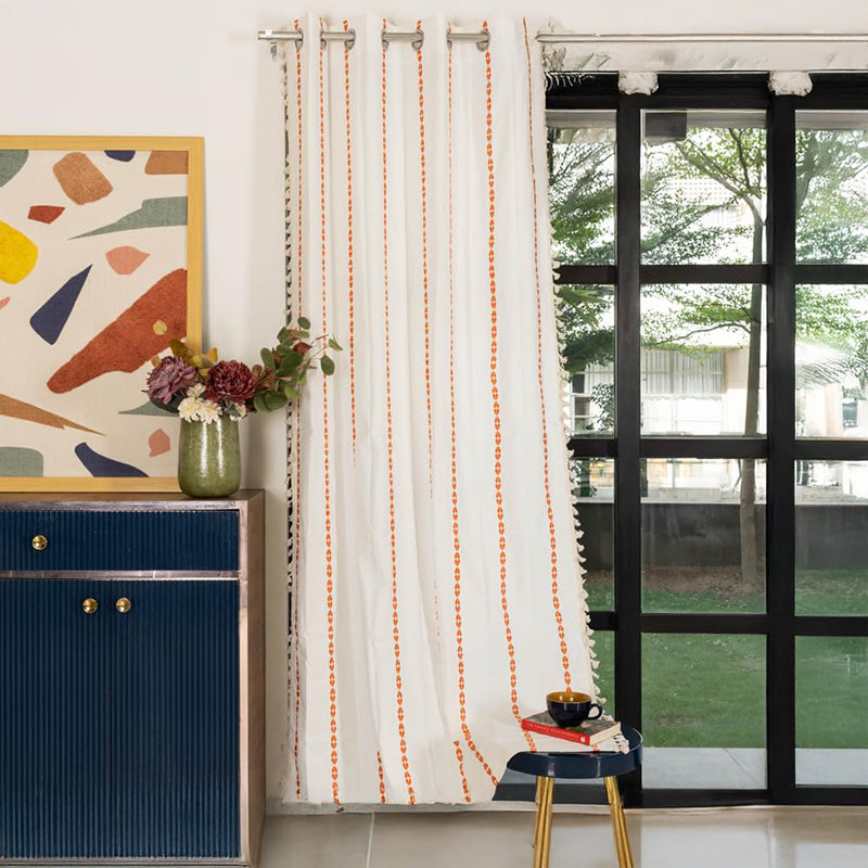 Urban Space Katarina Curtain - Orange media 2