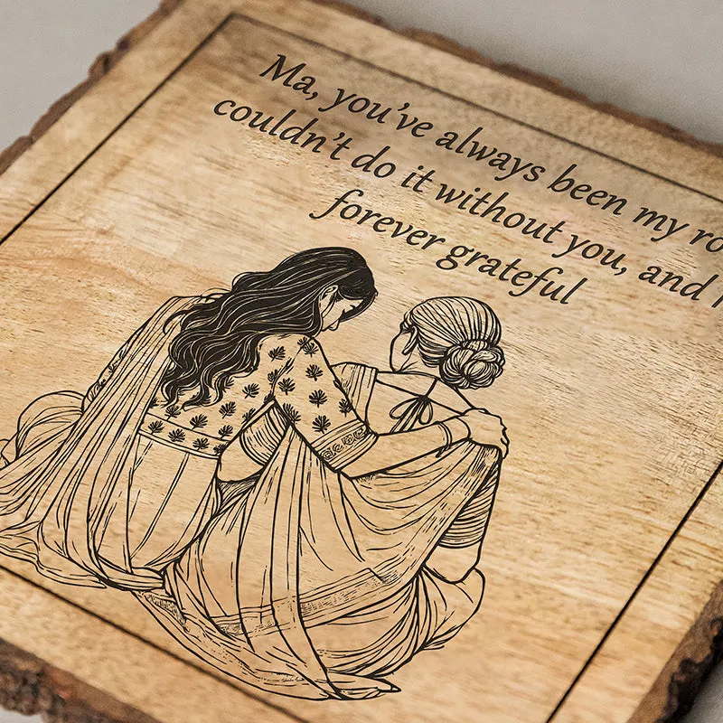 Forever Grateful Wood Showpiece - Square media 4