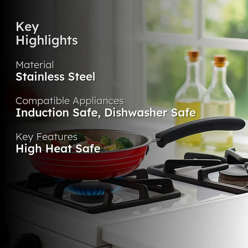 Good Homes Induction Safe Frying Pan - 750 ml/8 Inches media 2