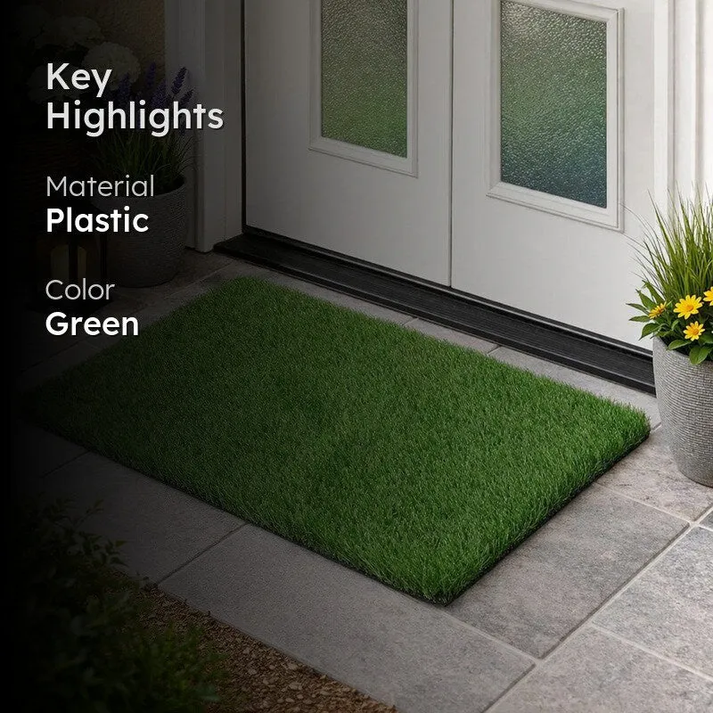 Rustic Roots Artificial Grass Door Mat media 2