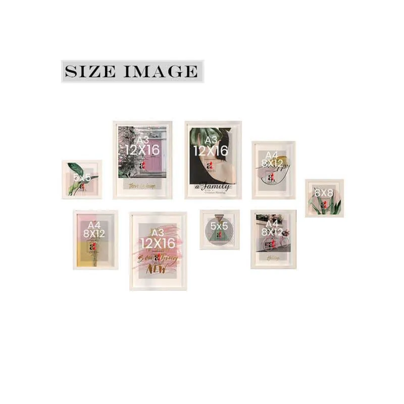 Minimalist Framed Wall Art - Set Of Nine media 6