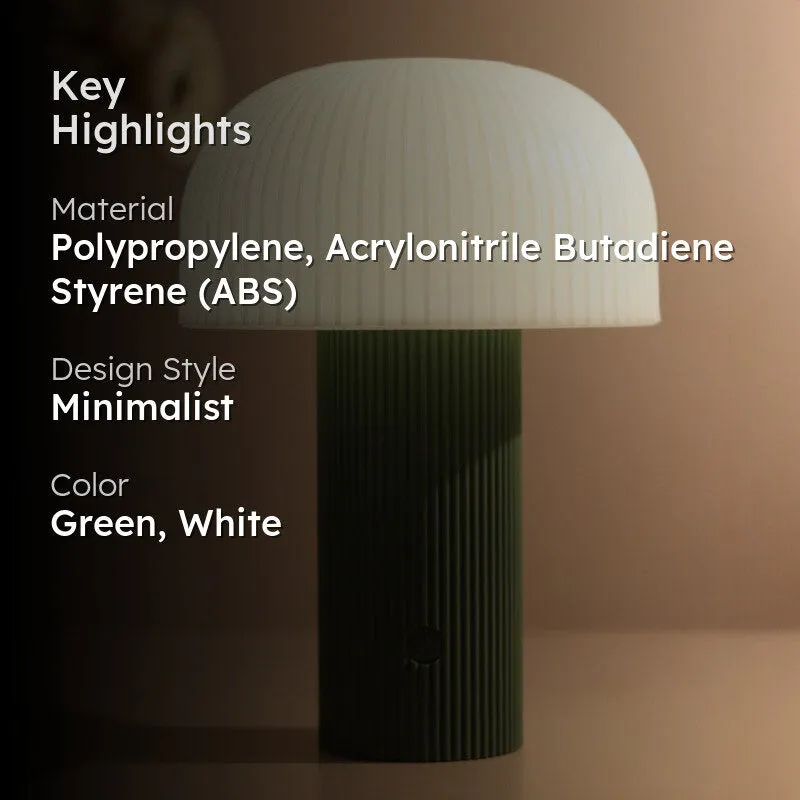 Ulvira Halo Table Lamp - Green,White media 2