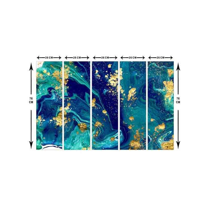 Space Paradise Wall Art - Set of Five media 7