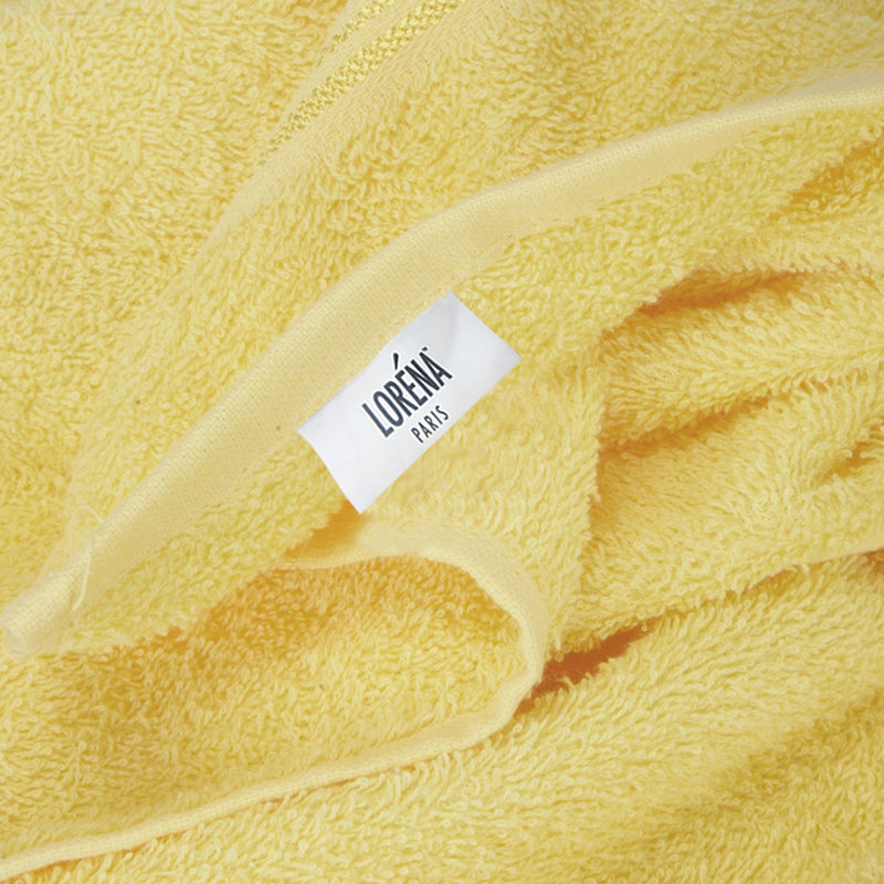 Nuage Cotton Bath Towel (Yellow & Red) - Set Of Two media 4