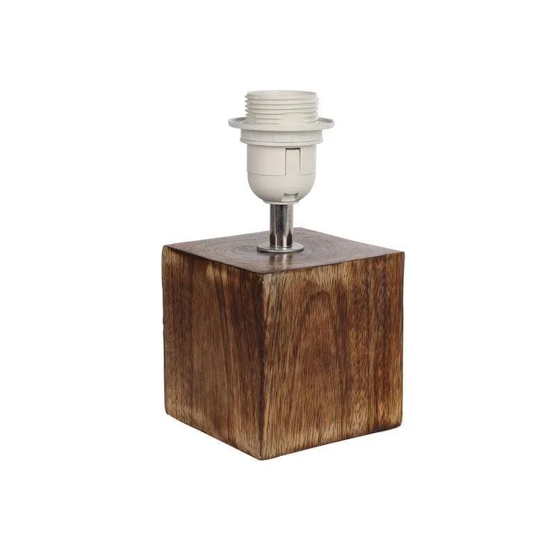 Introspection Fabric Table Lamp - White,Brown media 4