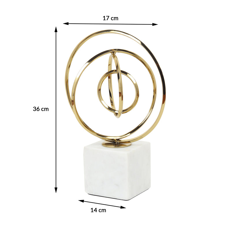 Circle Seam Showpiece - Gold media 6