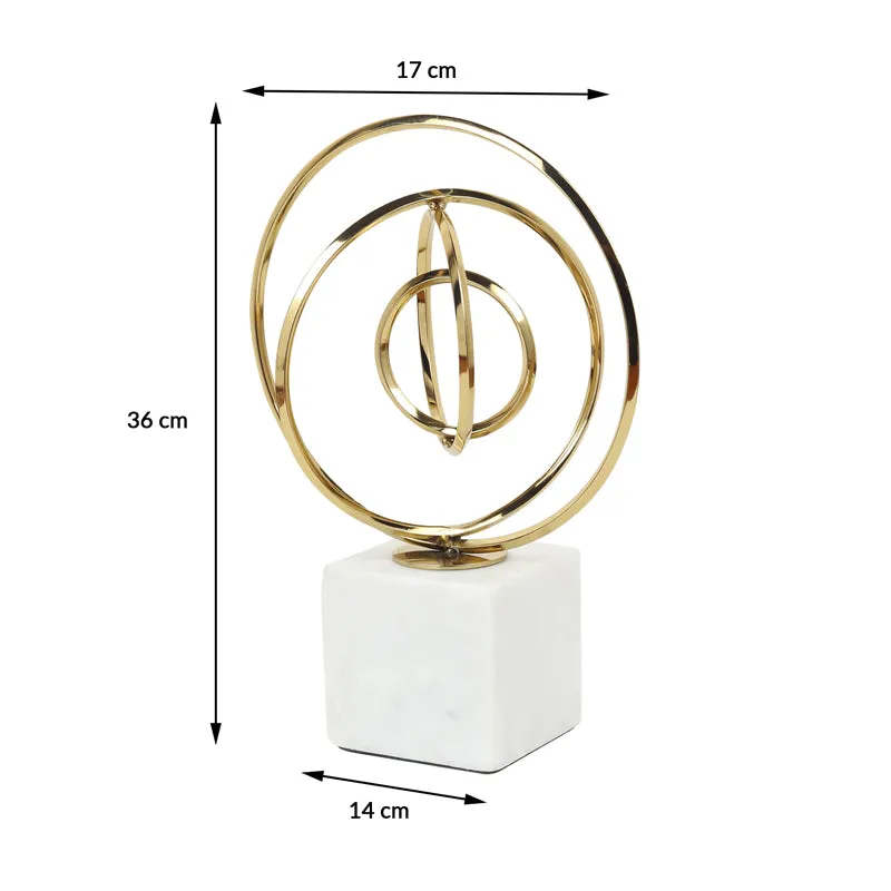 Circle Seam Showpiece - Gold media 6