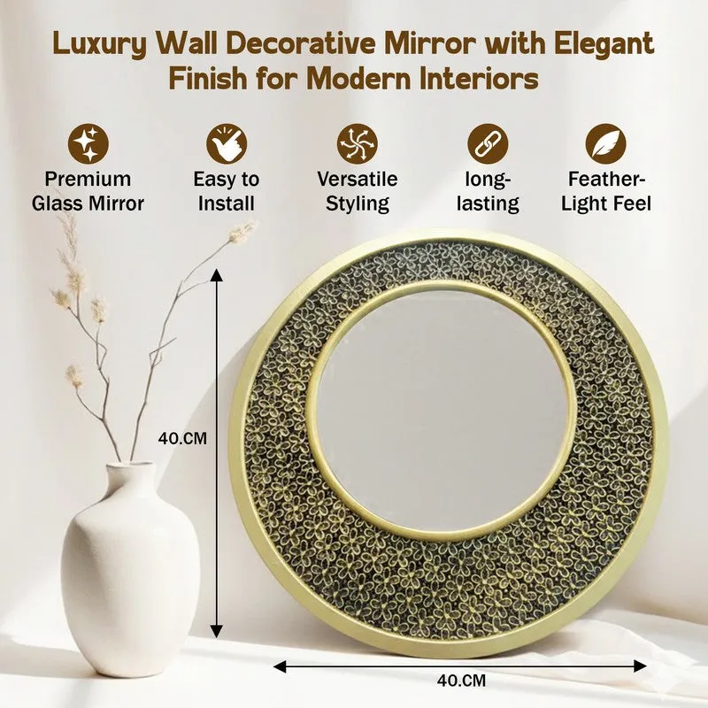 Majestic Filigree Glass Wall Mirror With MDF Frame media 9