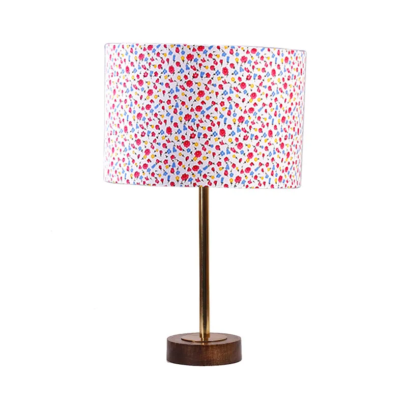 Fleura Rodin Multicolor Wooden Table Lamp media 4
