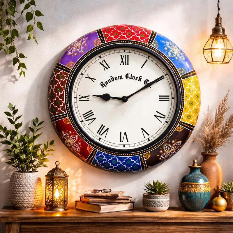Novara Brass Analog Wall Clock media 3