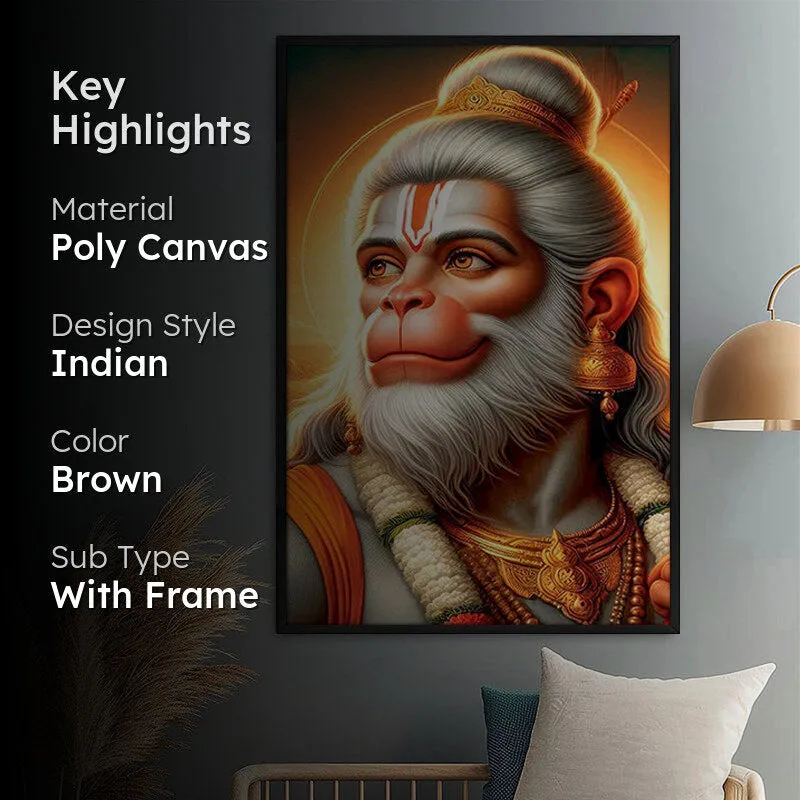 The Divine Warrior Wall Painting With Frame media 2
