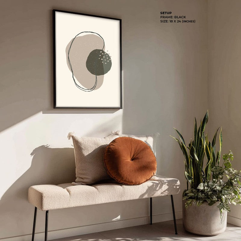 Amoeba Archival Canvas Wall Art - Black Frame media 4