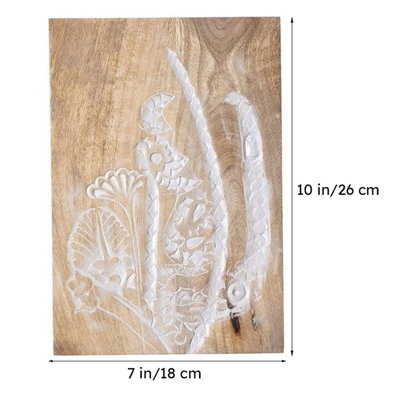 Grande Fleur Light Wooden Wall Plate media 6