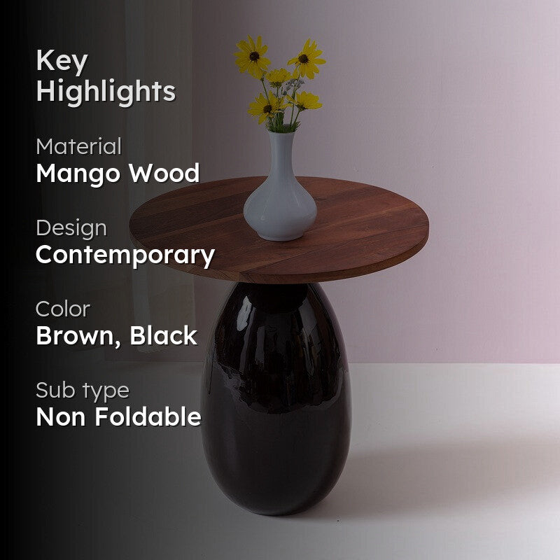 Caffeine Center Table - Brown,Black media 2