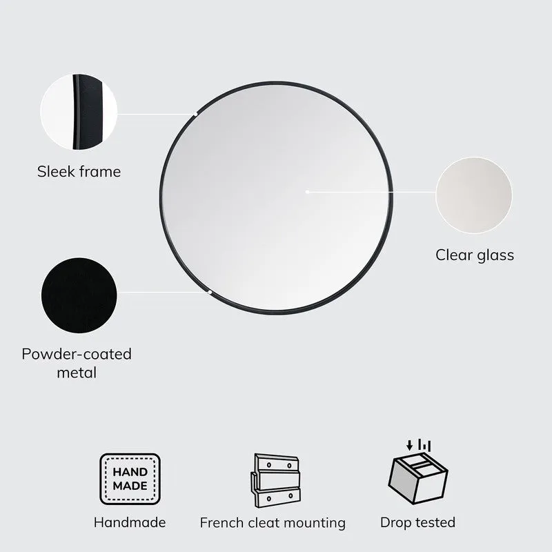 Grendon Void Wall Mirror - Black media 10