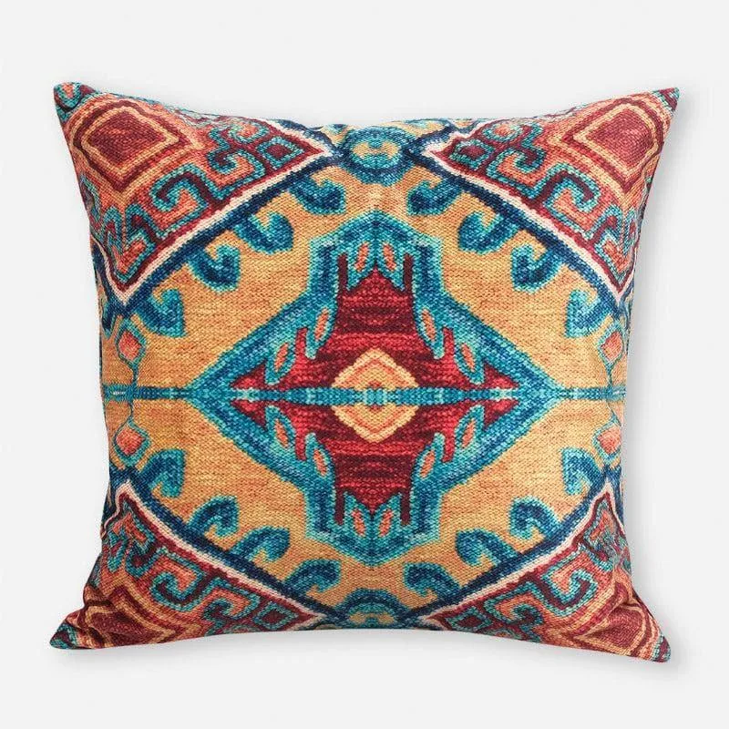Swayam Ethnic Magic Polyester Cushion Cover - Set Of Two media 3
