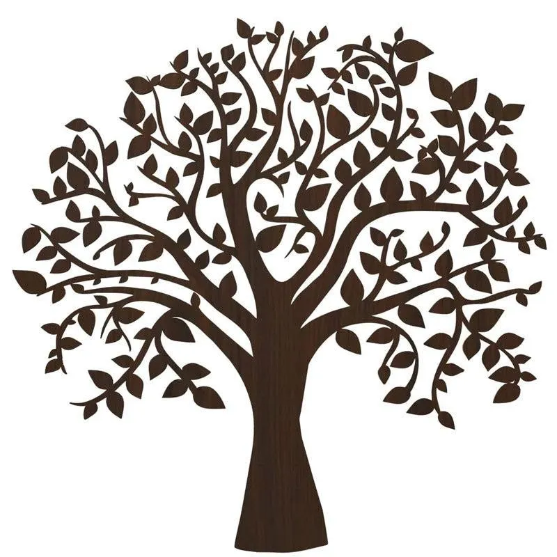 Tree Of Life LED Strip Light MDF Wall Accent media 4
