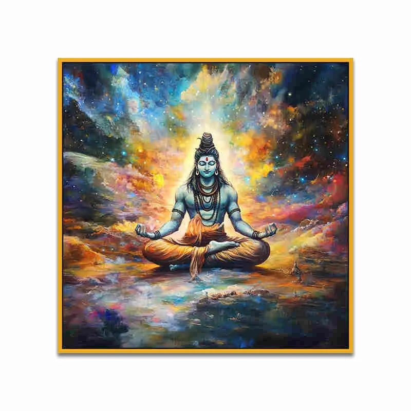 Kailasanatha Canvas Wall Art With Frame media 4