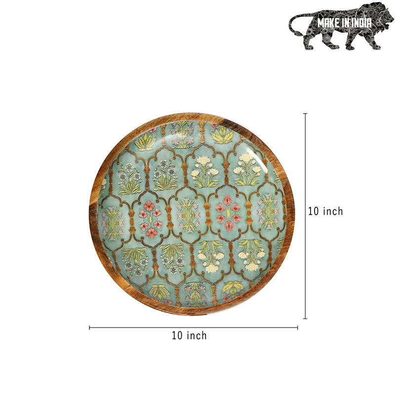 Fleur Jharokha Mango Wood Platter media 7