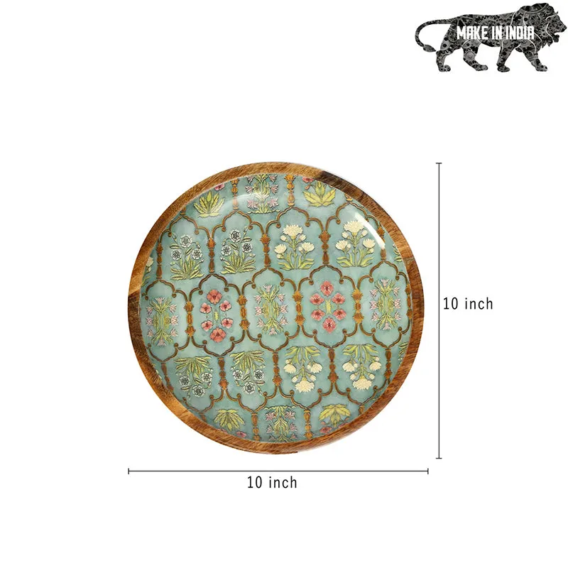 Fleur Jharokha Mango Wood Platter media 7