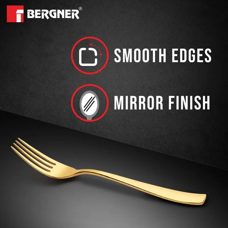 Caviar Stainless Steel Fork Set - Set of Six media 6
