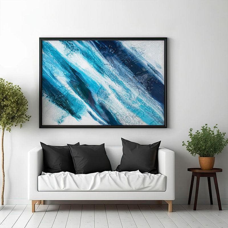 La Push Canvas Wall Painting - Black Frame