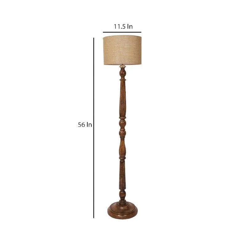 Natura Jome Floor Lamp - Cream media 6