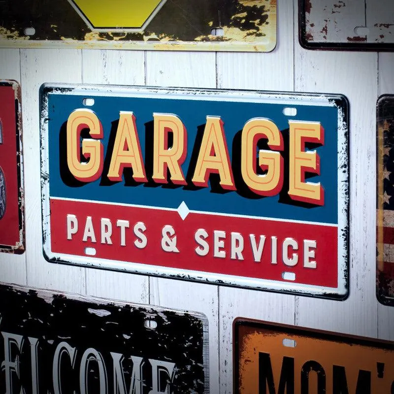 Garage Parts & Service Metal Wall Accent media 1